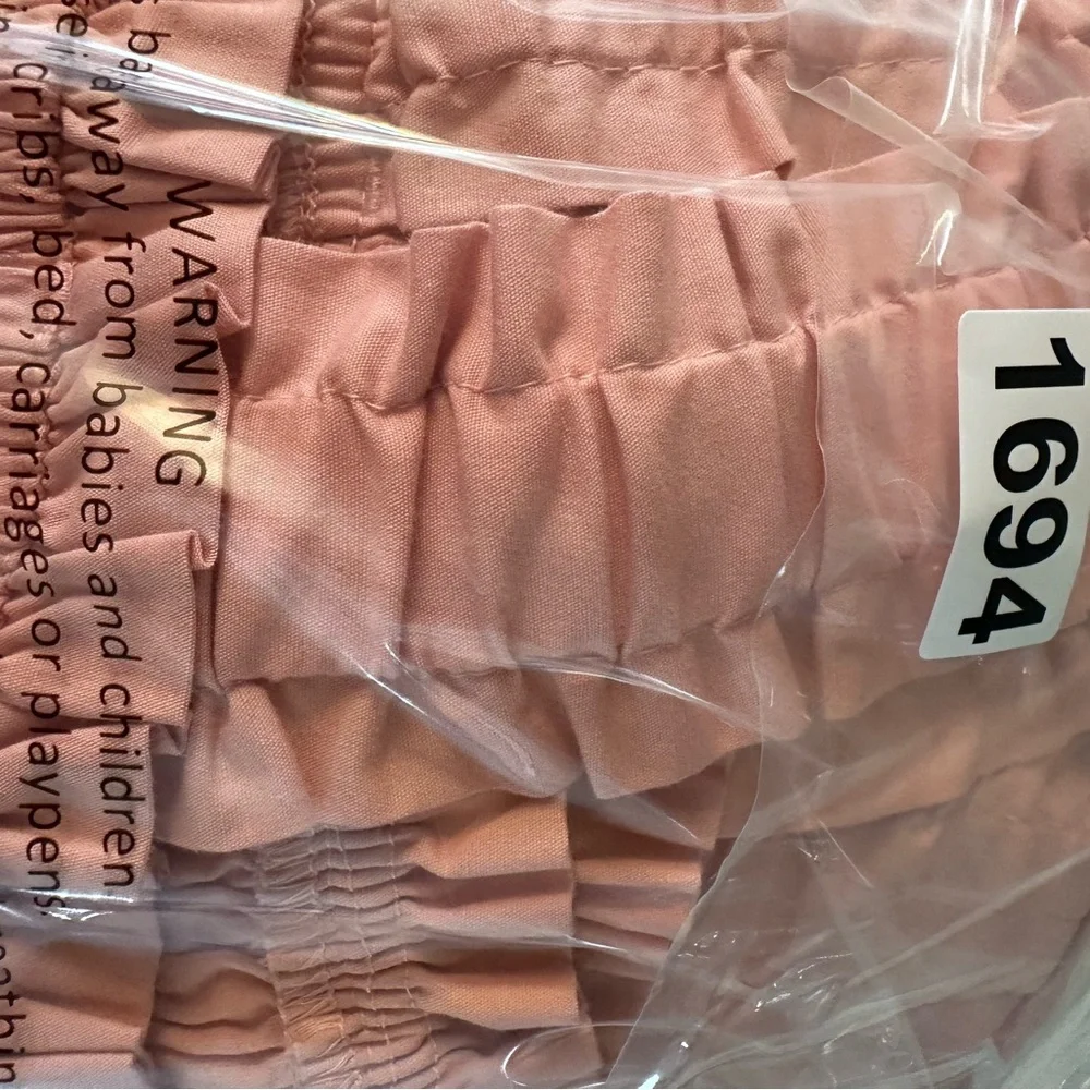 Abercrombie & Fitch Pink Tiered Maxi Sundress